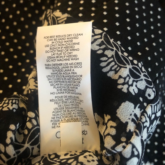 Cabi Seaside Chic Blazer Polka Dot Jacket Black White Size 4 - Picture 8 of 8